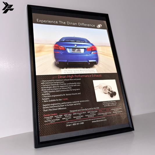 Bmw m5 the dinan difference framed ad