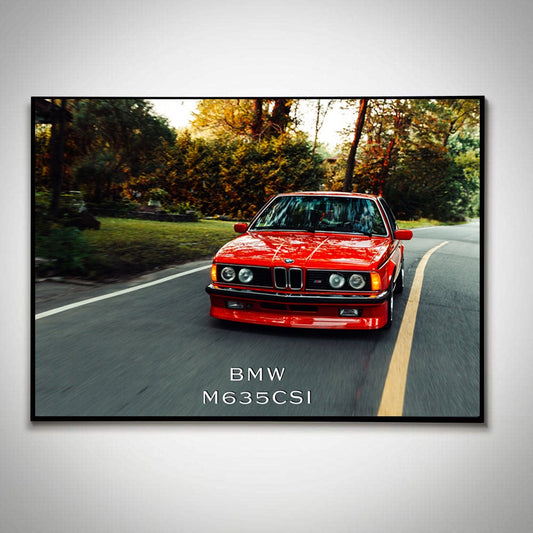 BMW E24 M635CSI POSTER