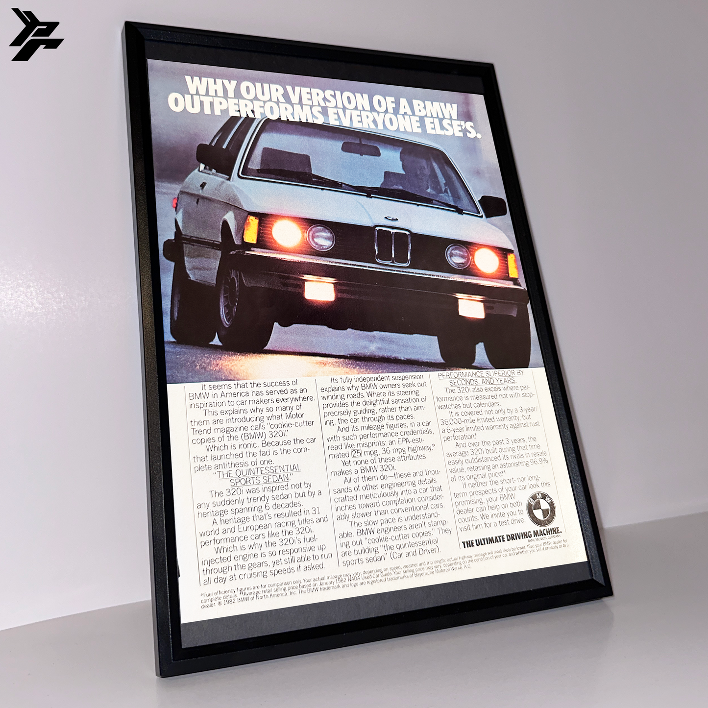 Bmw e21 our version of bmw framed ad