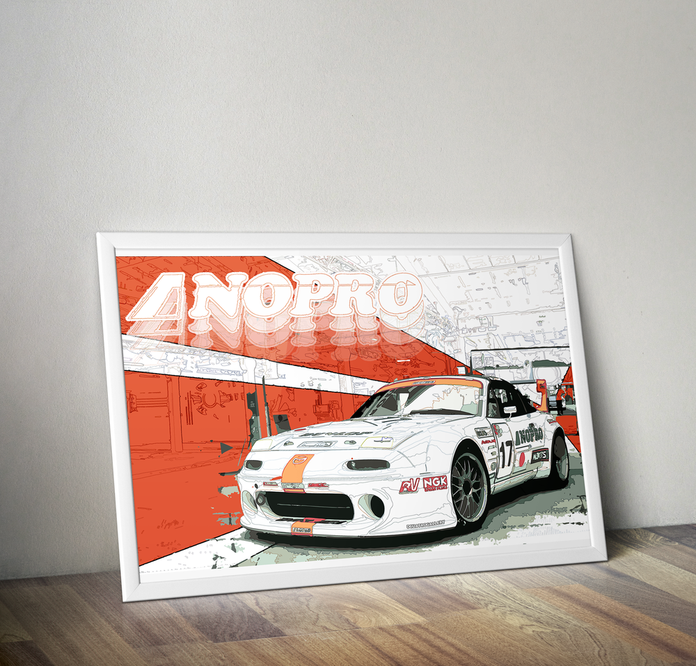 The NOPRO miata na poster by Dcuatrogallery