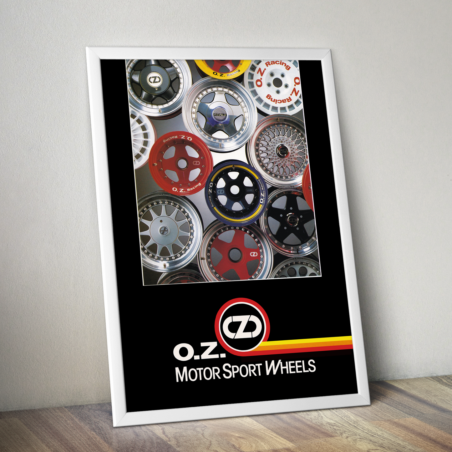 Oz wheels motorsport poster