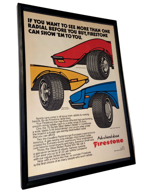 Firestone more than one radial framed ad