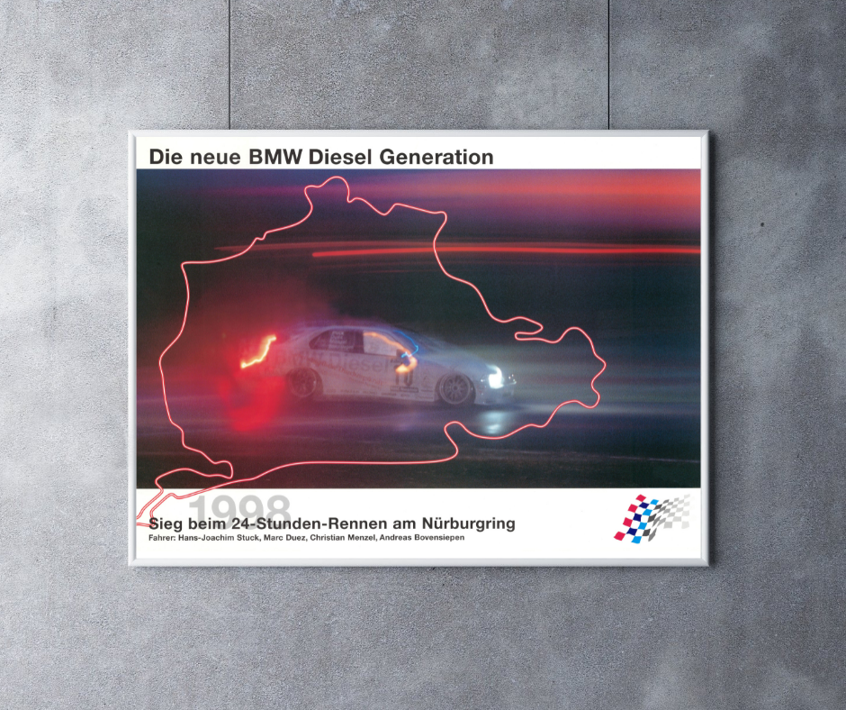 Bmw Diesel generation e36  320D STW poster
