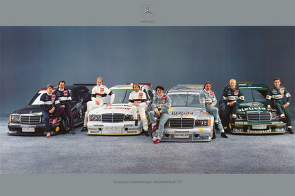 Deutsche Tourenwagen Masters Mercedes 1992 poster