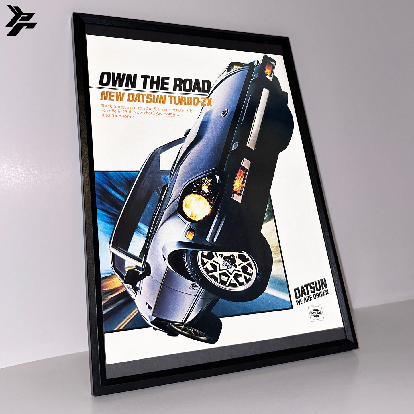 Datsun Turbo zx framed ad