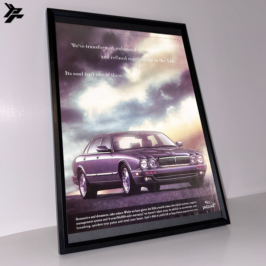 Jaguar we've transformed framed ad