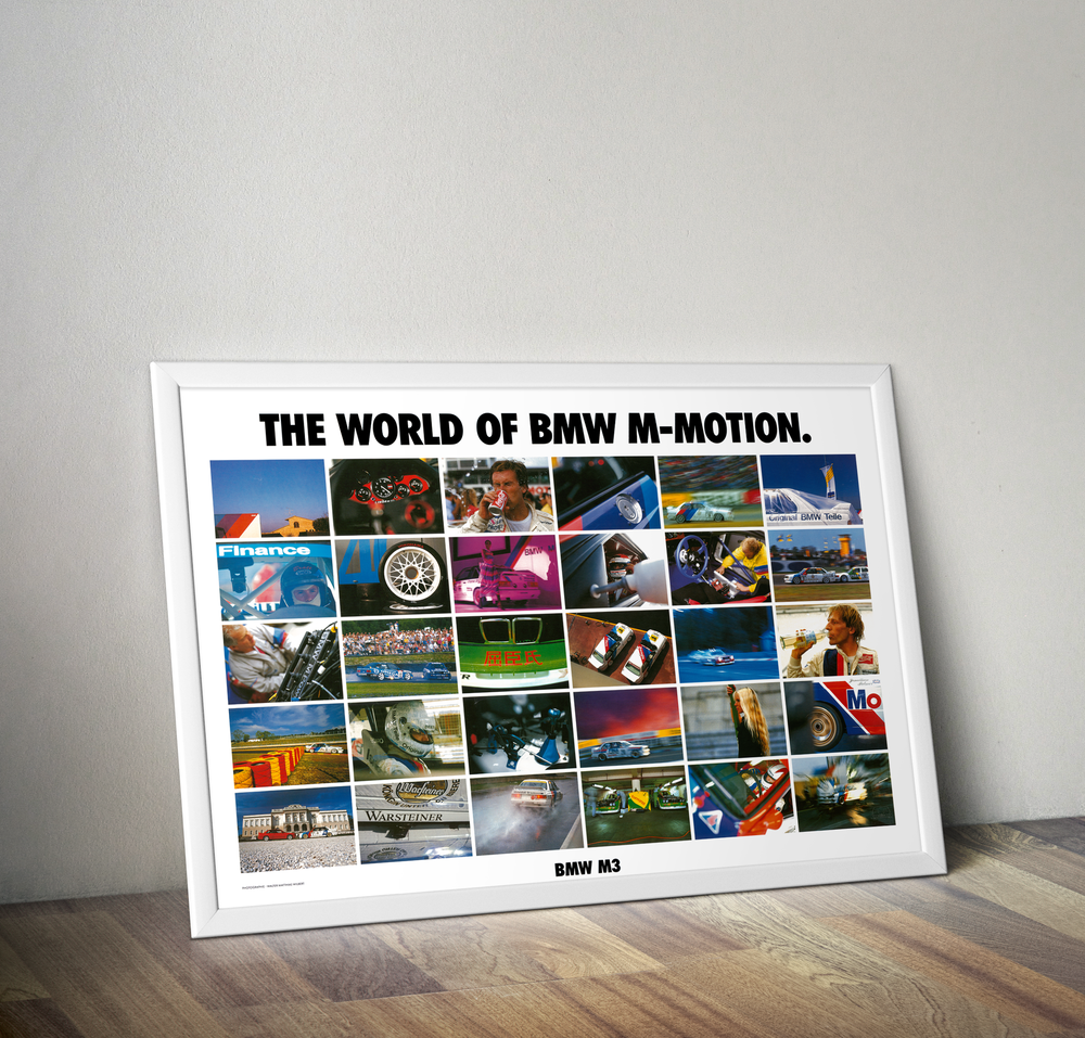 THE WORLD OF BMW M-MOTION. POSTER