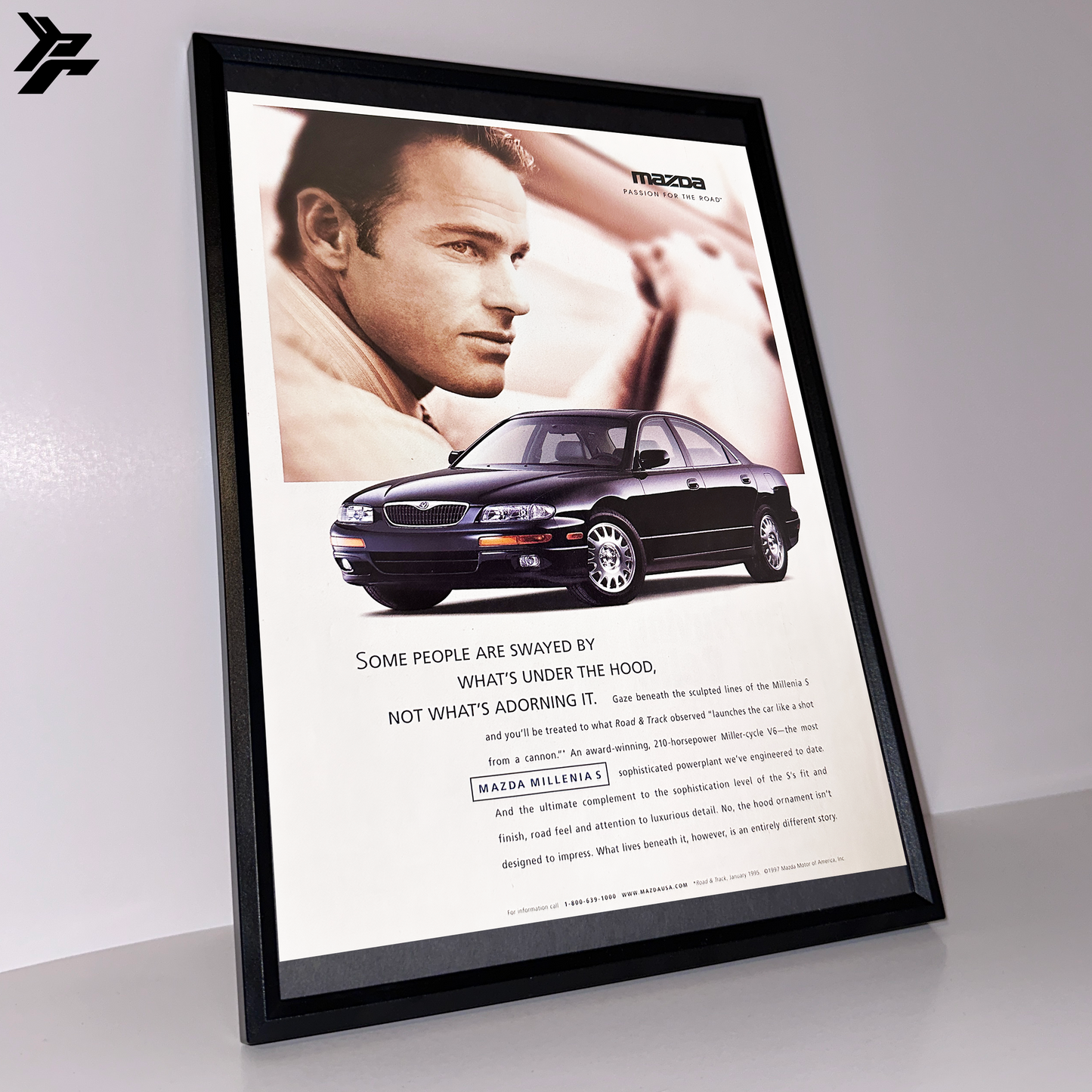 Mazda some people are swayed by framed ad