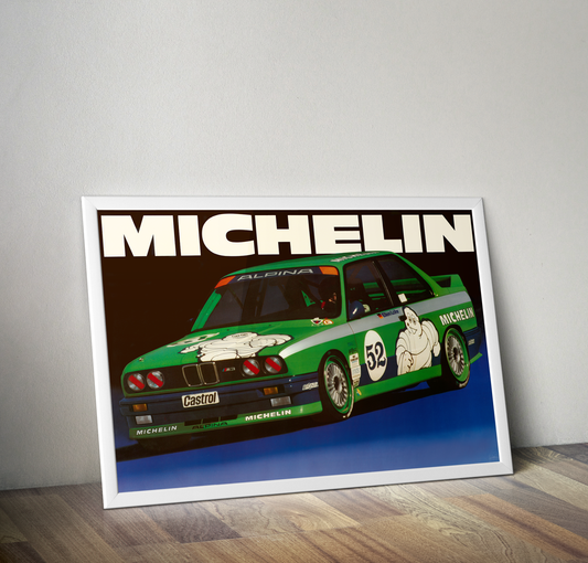 Michelin e30 m3 dtm poster