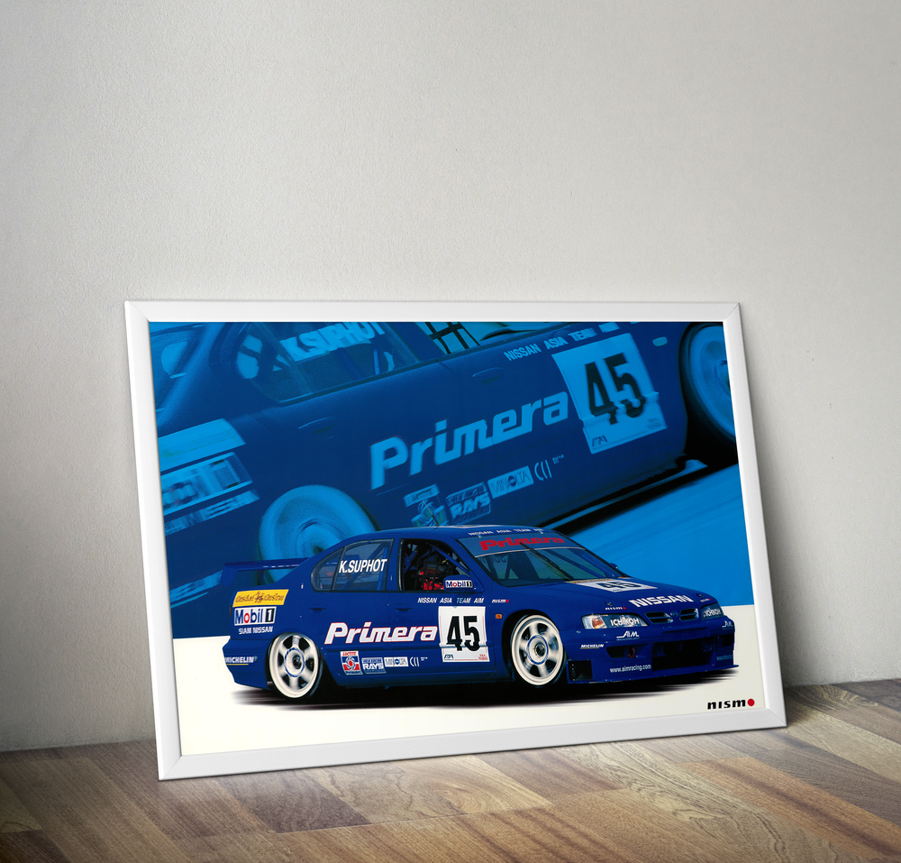 Nissan primera #45 team aim racing  poster
