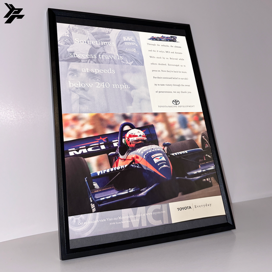 Toyota F1 240kmh framed ad